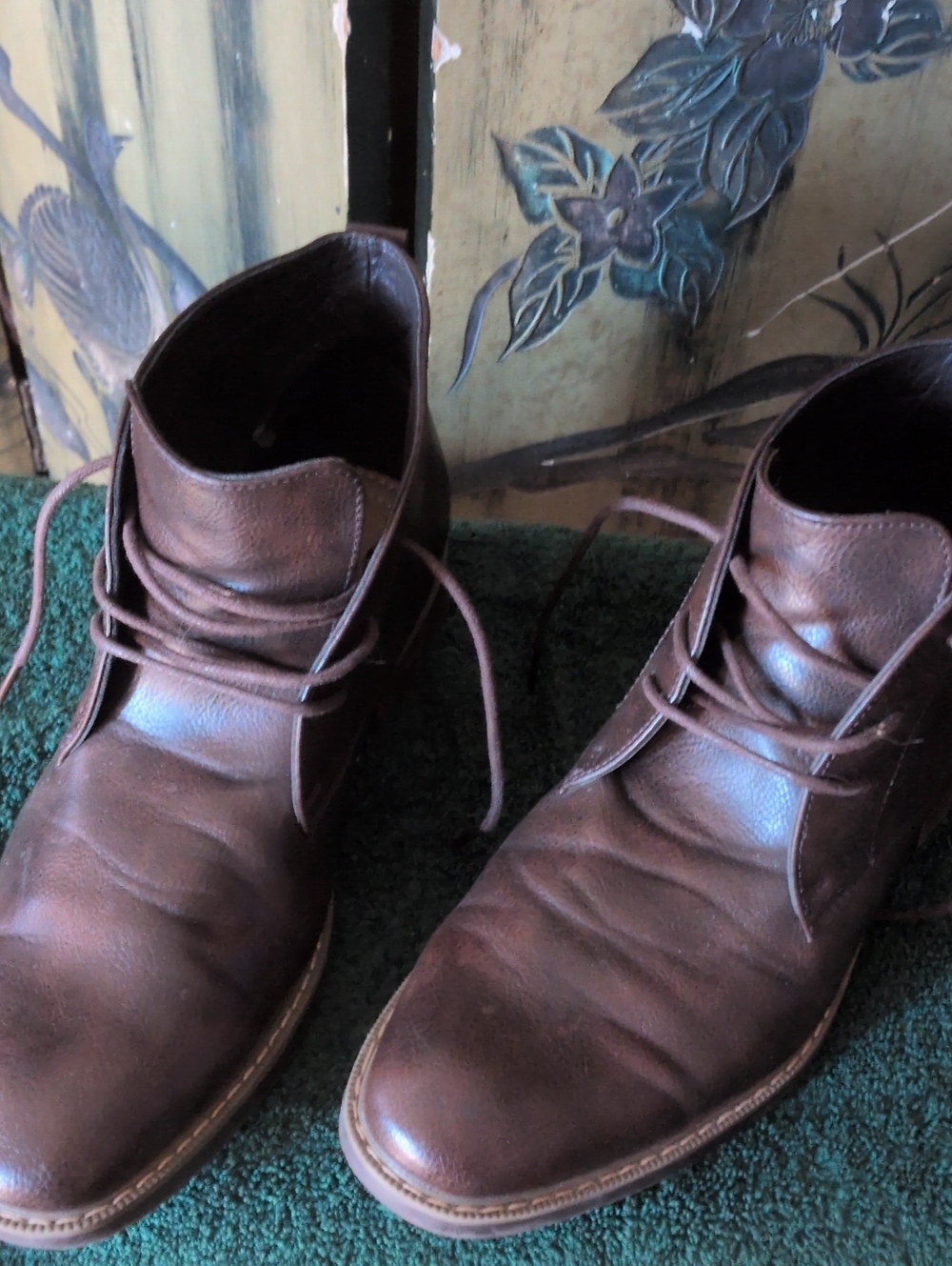 Sonoma Brown Leather Chukka Boots